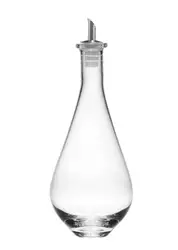 Hot Selling Handmade transparent Cooking Oil Glass Bottle with cork