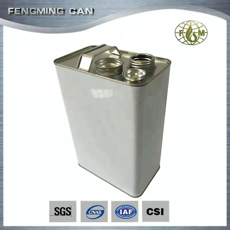 Petrol Use and Metal Material Jerry Cans 4L metal paint cans for motor oil packaging
