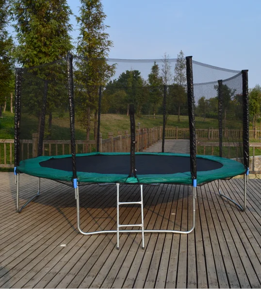 14ft fourstar professional factory outdoor gymnastic trampoline for best sale