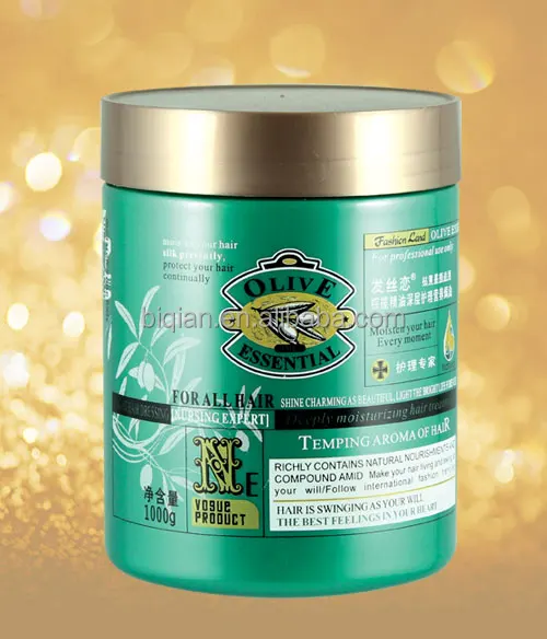Professional Olive Essential Hair Care Treatment for Salon, Hair Care Treatment Leave In Damaged Hair