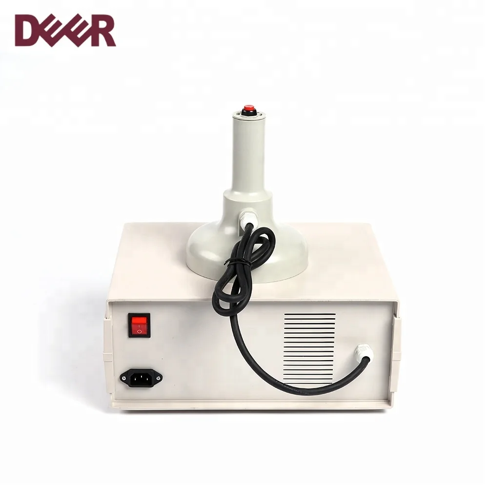 New design good quality more higher glass jar sealing machine, manual induction sealing machine for bottle