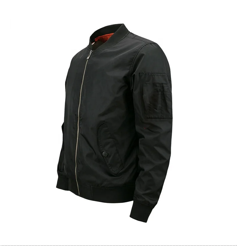 Wholesale Low MOQ  Free design Custom Blank Windproof Men Jacket