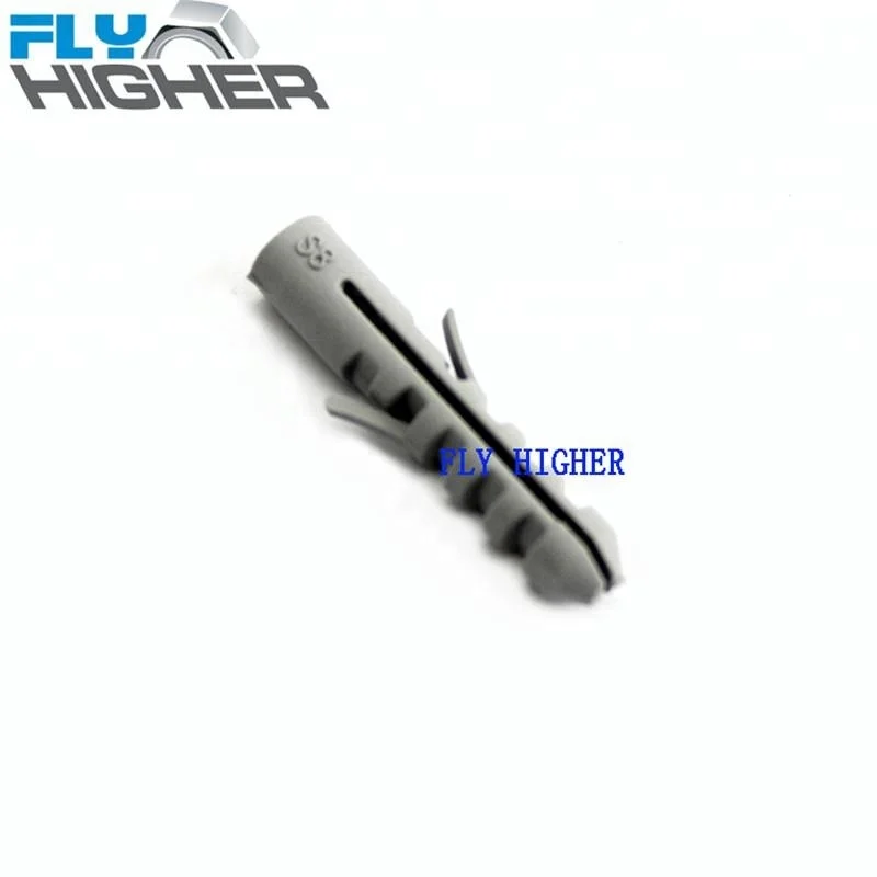 8x40 Nylon wall plug/plastic anchor screws/nylon plugs for tubes