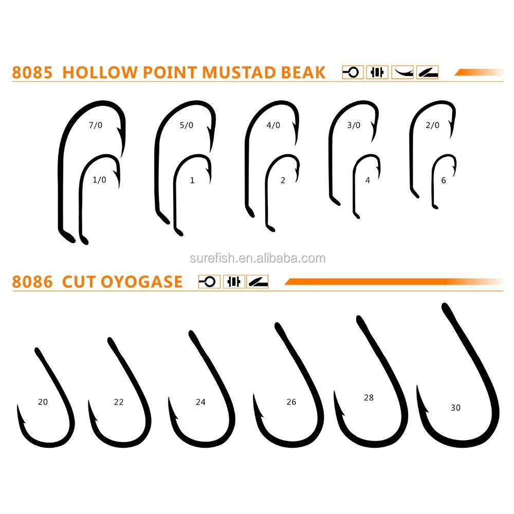 on sale cheap Japan mustad cut oyogase fishing hook