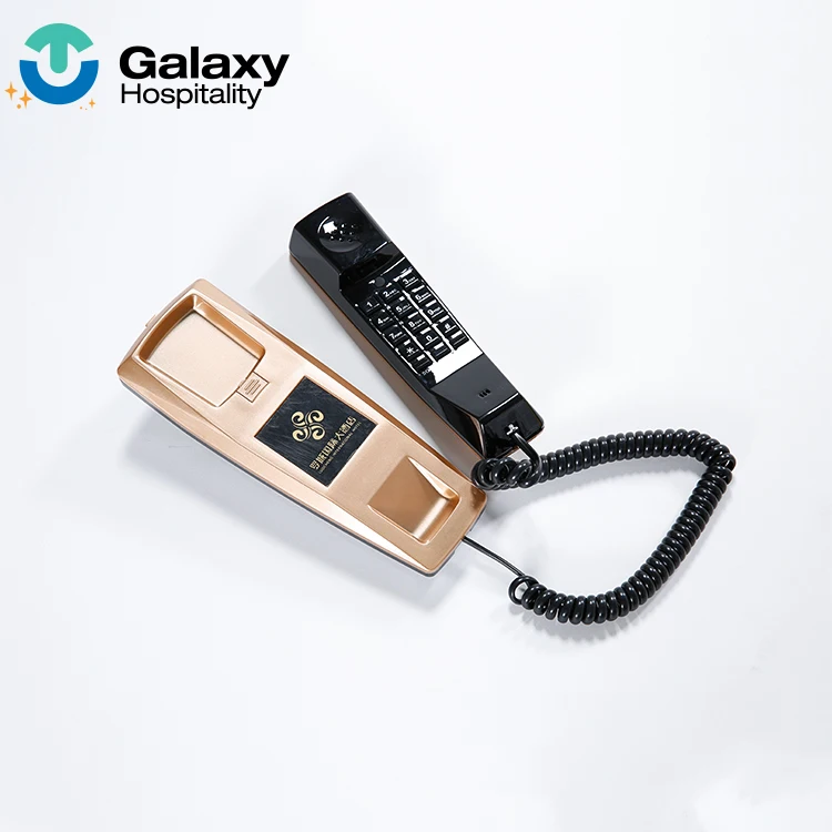 Cheap Price Printing Custom Logo Wall Mounted Telephone For Hotel Bathroom