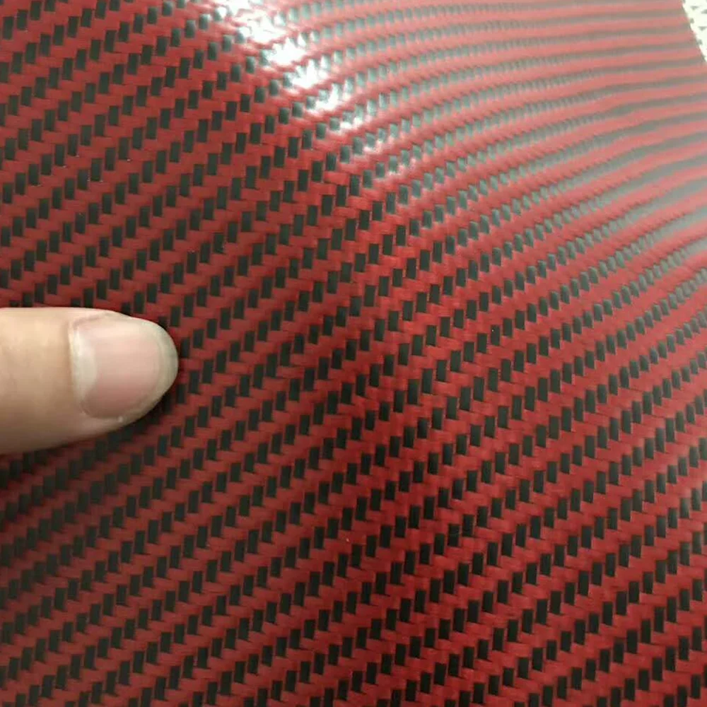 colorful 3k carbon fiber fabric leather for bag