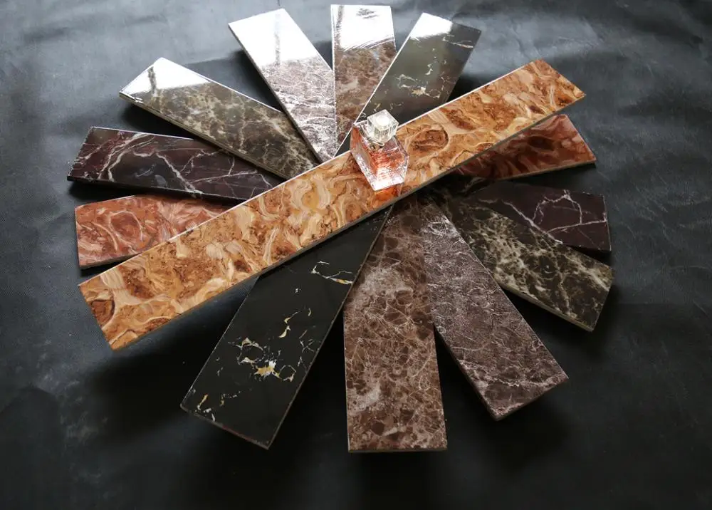 Wholesale ceramic skirting tile price and marble border design