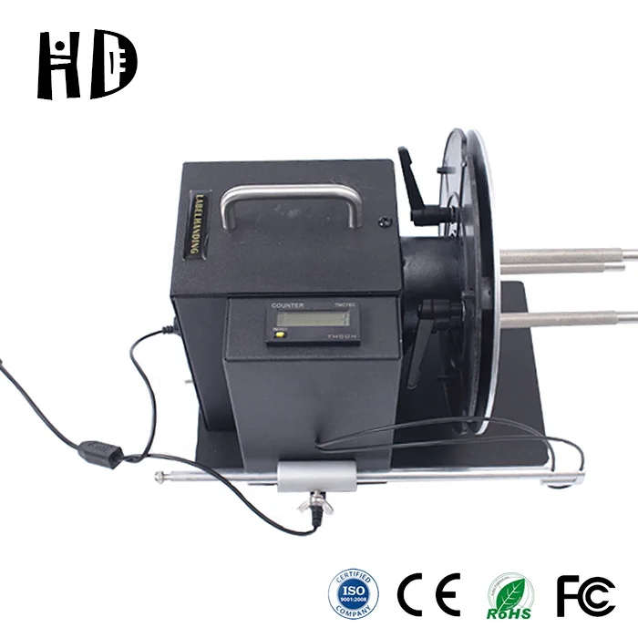 
New condition R7 Label Rewinder for Barcode Printer Automatic Synchronization Label Rewinding Machine 