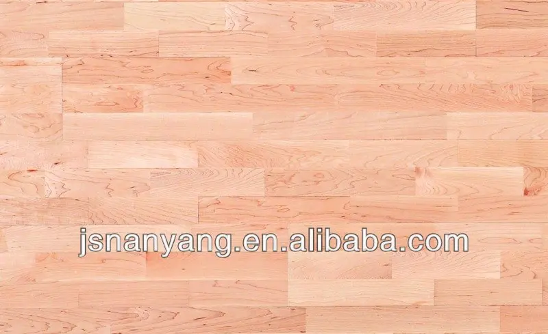 manufacturer price Canadian Maple 3 strips parquet flooring lacquered finish