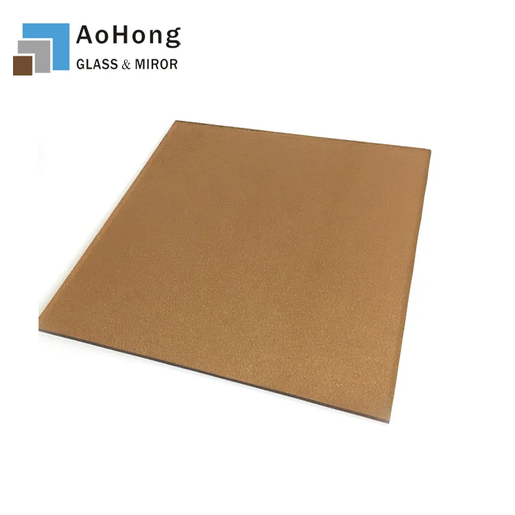 4mm Bronze Karatachi Pattern Embossed Glass