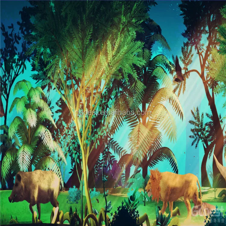 
Indoor soft playground kids interactive wall projection games for kids 