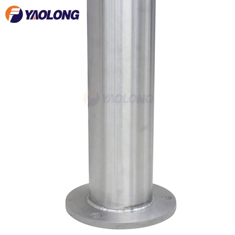 Stainless Steel 2M High Modern Led Outdoor Bollard Lighting Pole Light