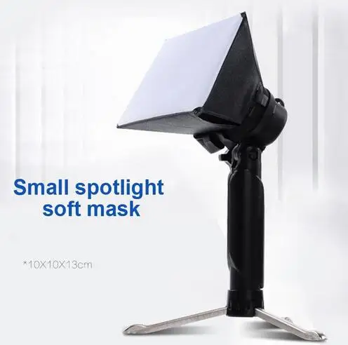 
10x10x13 Mini Spotlights Flash Diffuser Square Speedlight Soft Box Photography Flashing Softbox Flash Diffuser 