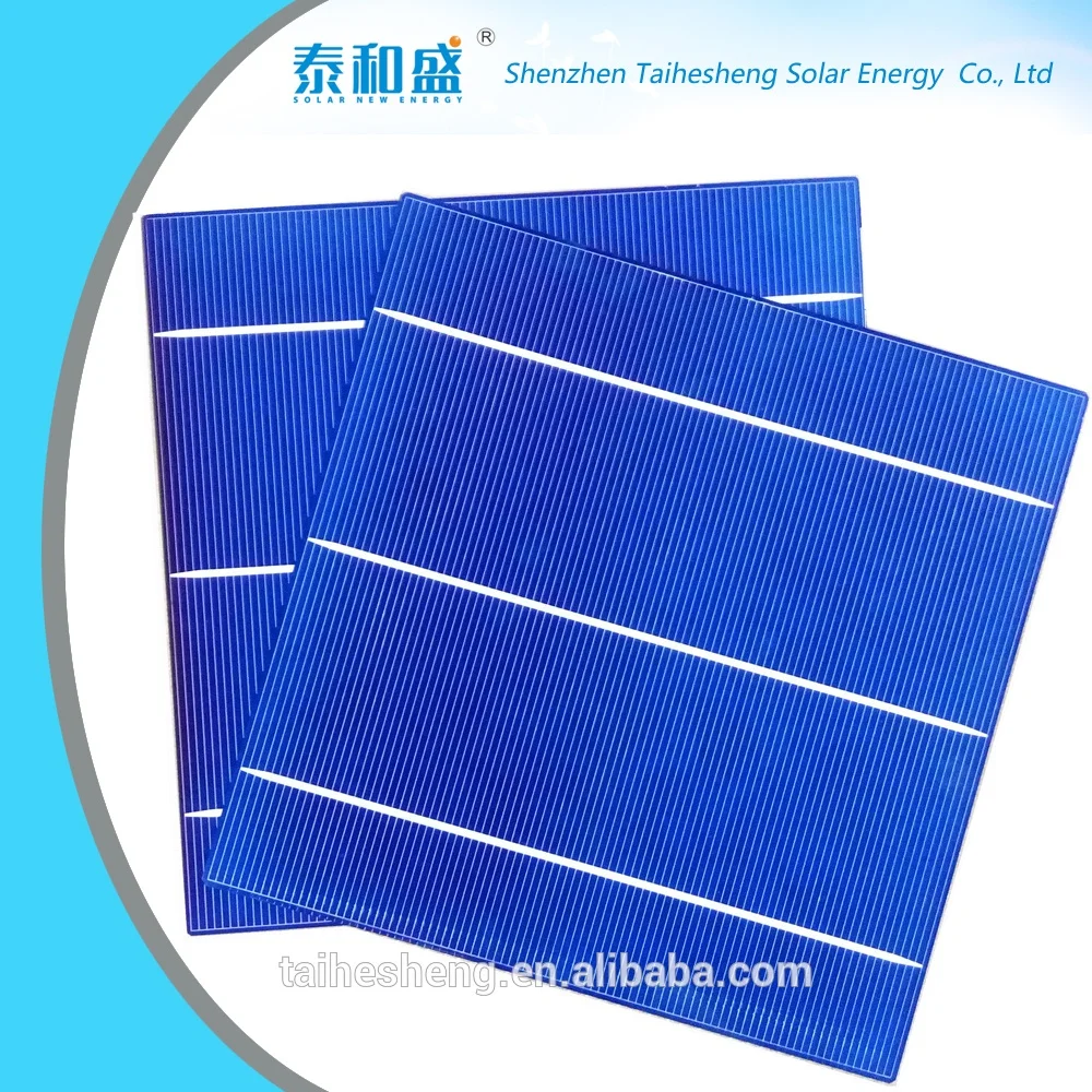 
poly crystal silicon 156.75*156.75mm 3BB 4.42W 18% solar cell with best performance 