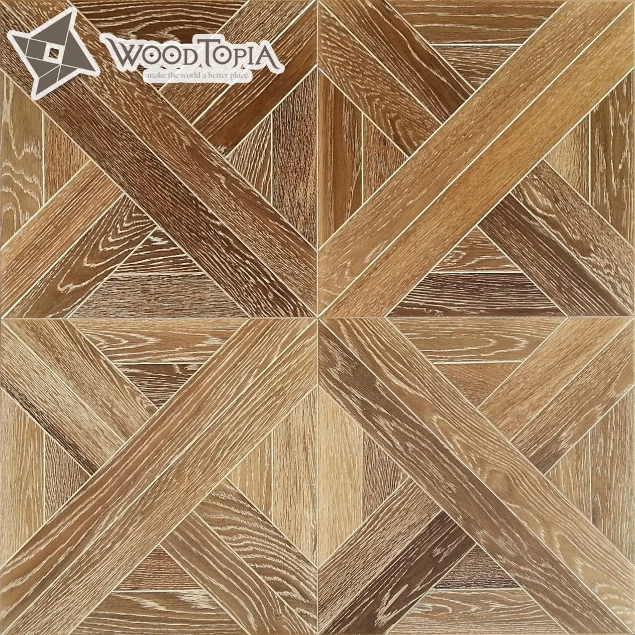 FUDELI VERSAILLES Parquet Engineered Wooden Flooring Oak Art Minimalist Apartment T&G Online Technical Support More Than 5 Years