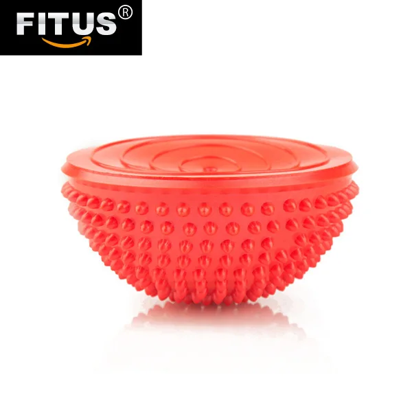 
FITUS PVC Inflatable Half Yoga Massage Ball Fitness Balance Exercise Stepping Stones Point Appliance Half Yoga Ball 