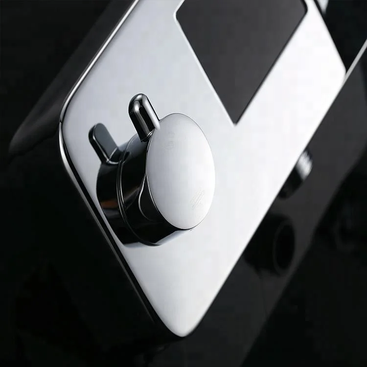 New product intelligent digital display thermostatic bathroom shower faucet