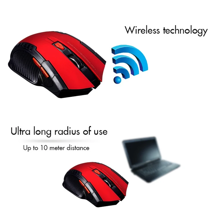 2.4G Wireless Mouse ,Hot Selling Custom Logo Wireless Computer Mouse Accessories USB Mouse