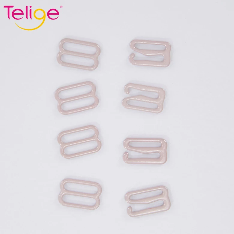 
Factory wholesale underwear accessories 15 mm nylon strap slides bra ring 