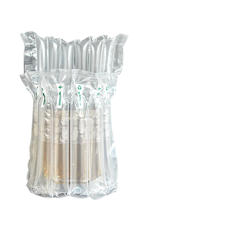 Shockproof Custom Packaging of Air Column Cushion Bag for Honey Glass Bottle Protector