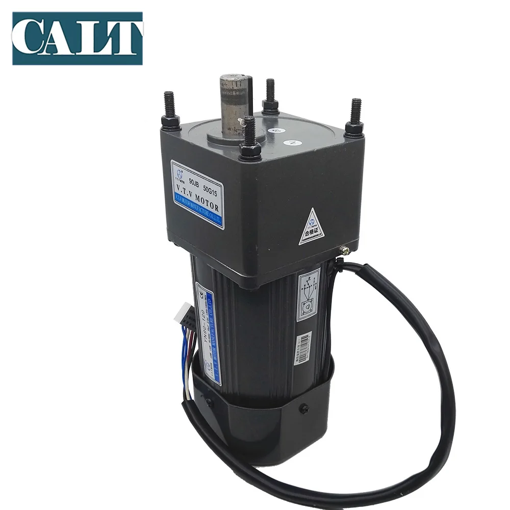 220V 90mm Frame 120W AC Gear Motor YN90-120/90JB60G15 Single Phase Speed Control