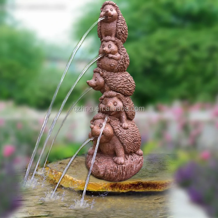 Открытый смолы водопад воды животного Садовый пруд spitter