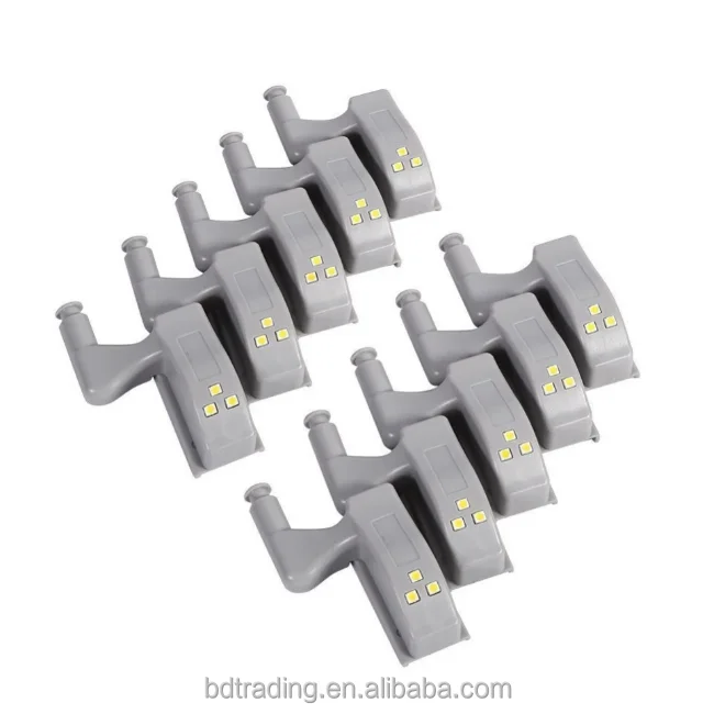 Auto Open And Close LED Chip Kitchen Cabinet Cupboard Wardrobe Sensor Light Switch Electrical Induction Lamp Hinge