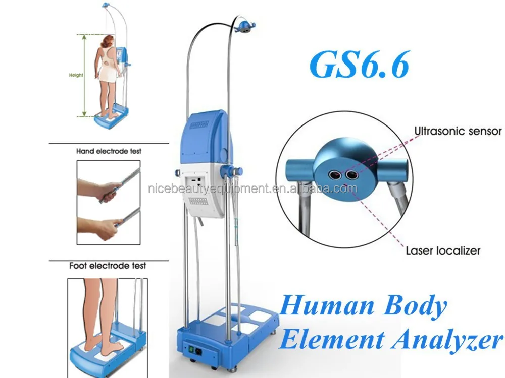 GS6.6 Hot New Products Body Analyzer Machine / BMI Height Weight Machine / Digital Body Fat Analyzer