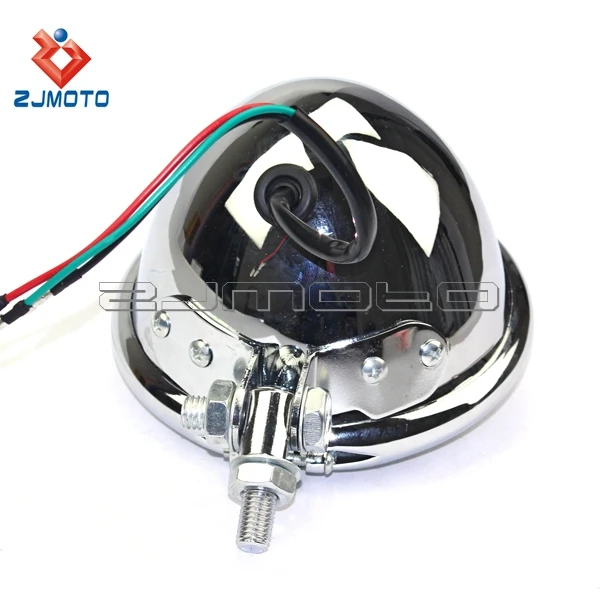 Cool Bates Style Head Light 4.5 inch Motorcycle Bulbs Headlight Retro Headlight For Harley Chopper Bobber