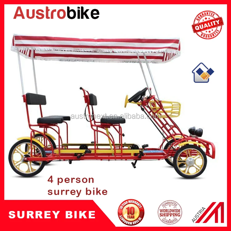 
Multi seat pedal surrey bicycle 4 person 6 person 2 person 
