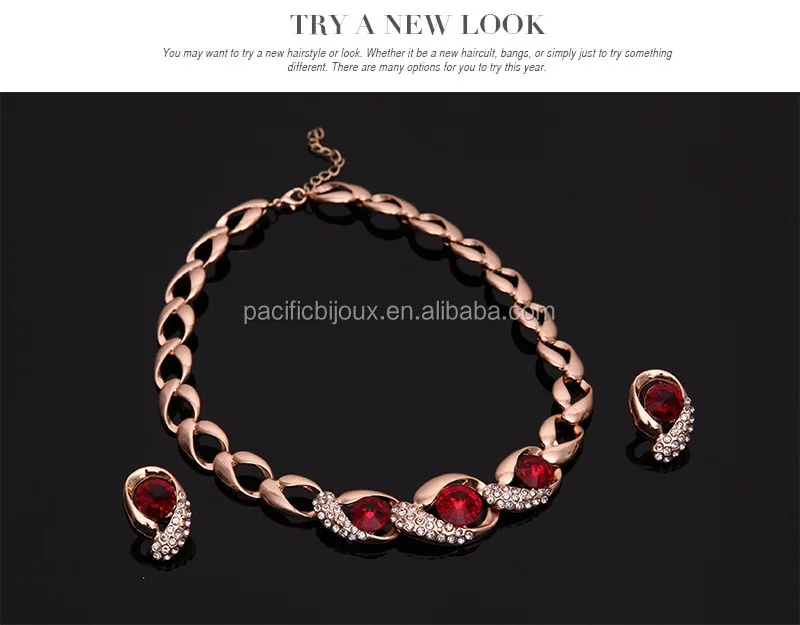 Special Luxury with Gold Plating Jewelry Sets 22 Carat Gold Jewelery Set Fashion Yiwu Jewelry Set for Sale