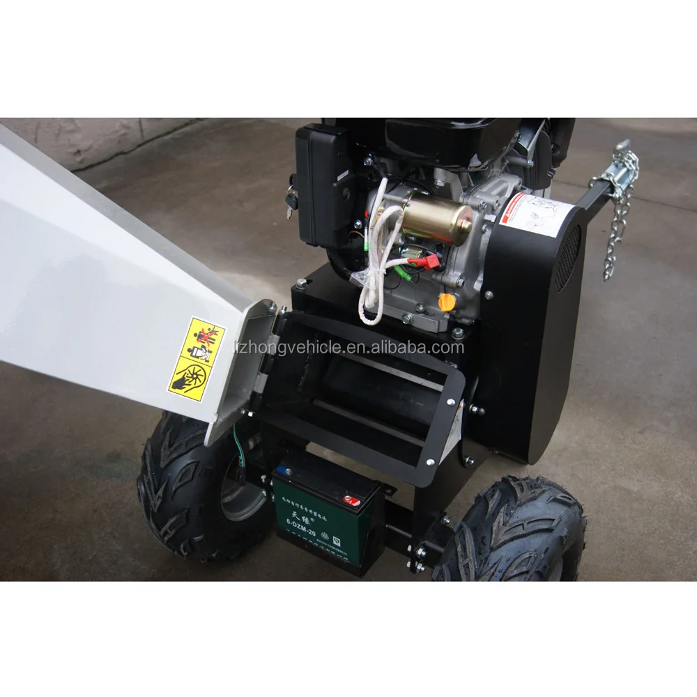 Quality atv towable wood chipper,atv wood chipper,chipper shredder 15hp