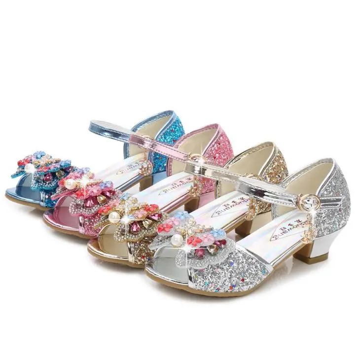 High quality little girl high heels shoes fashion sandal beach sandal At Good Price