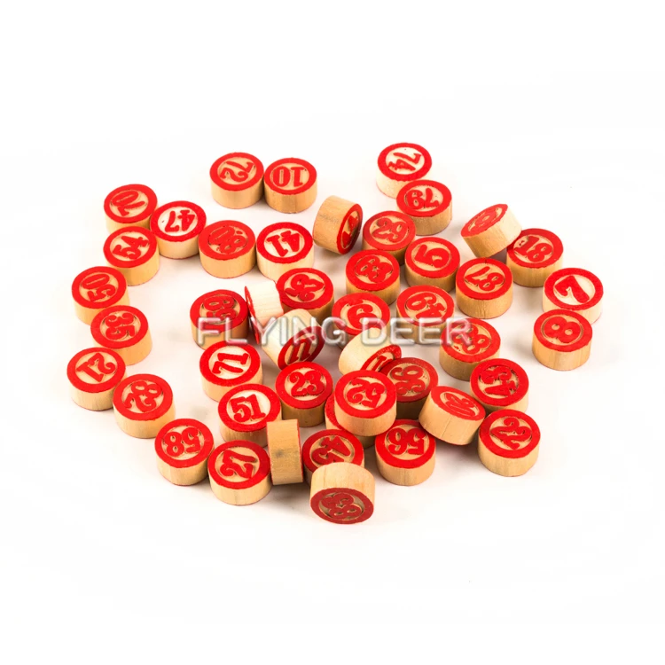 
Factory Direct Sales Chess Game Russian Wooden Bingo Lotto Toy 