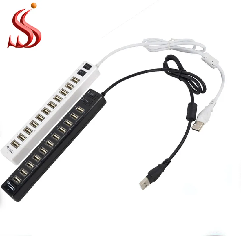 Multiple 10 port usb hub Furniture usb 2.0 hub otg usb charging hub