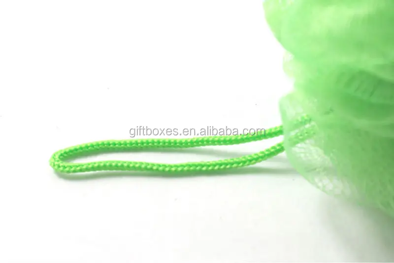 Good quality colorful body exfoliating cheap mesh bath sponge