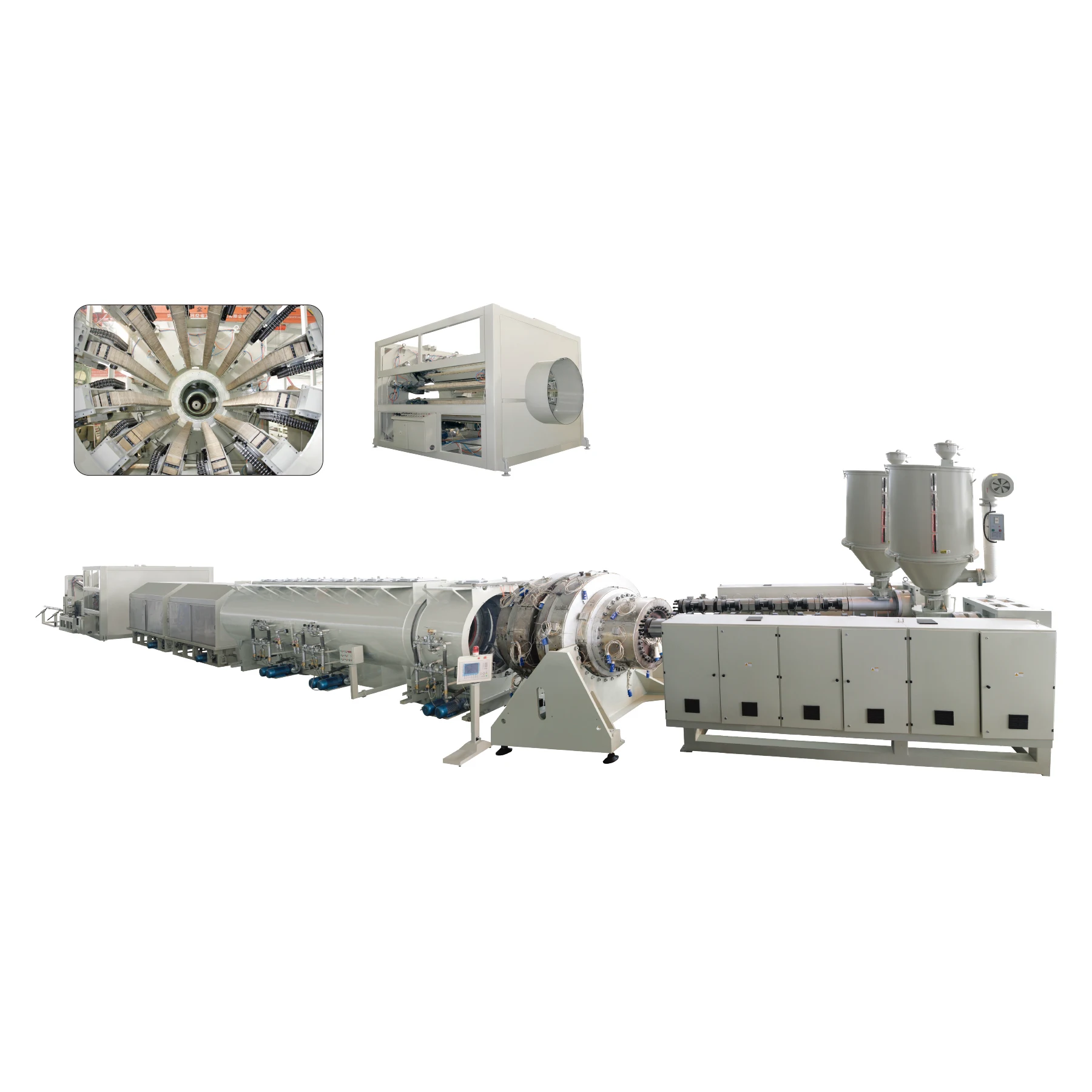 16-800mm HDPE pipe single-layer multi-layer co-extrusion making machine production line