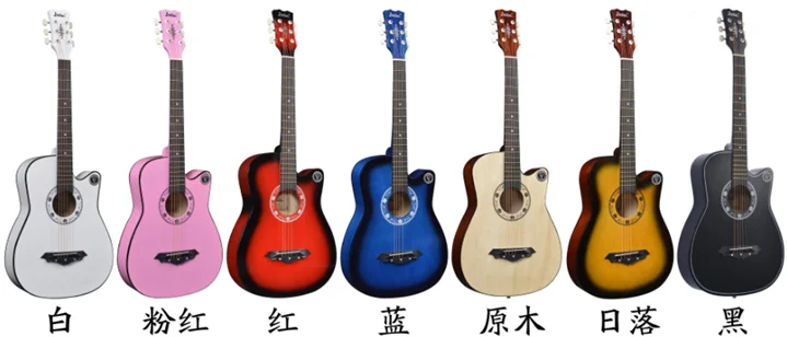 
38 inch linden wood guitar cheapest practice guitar 