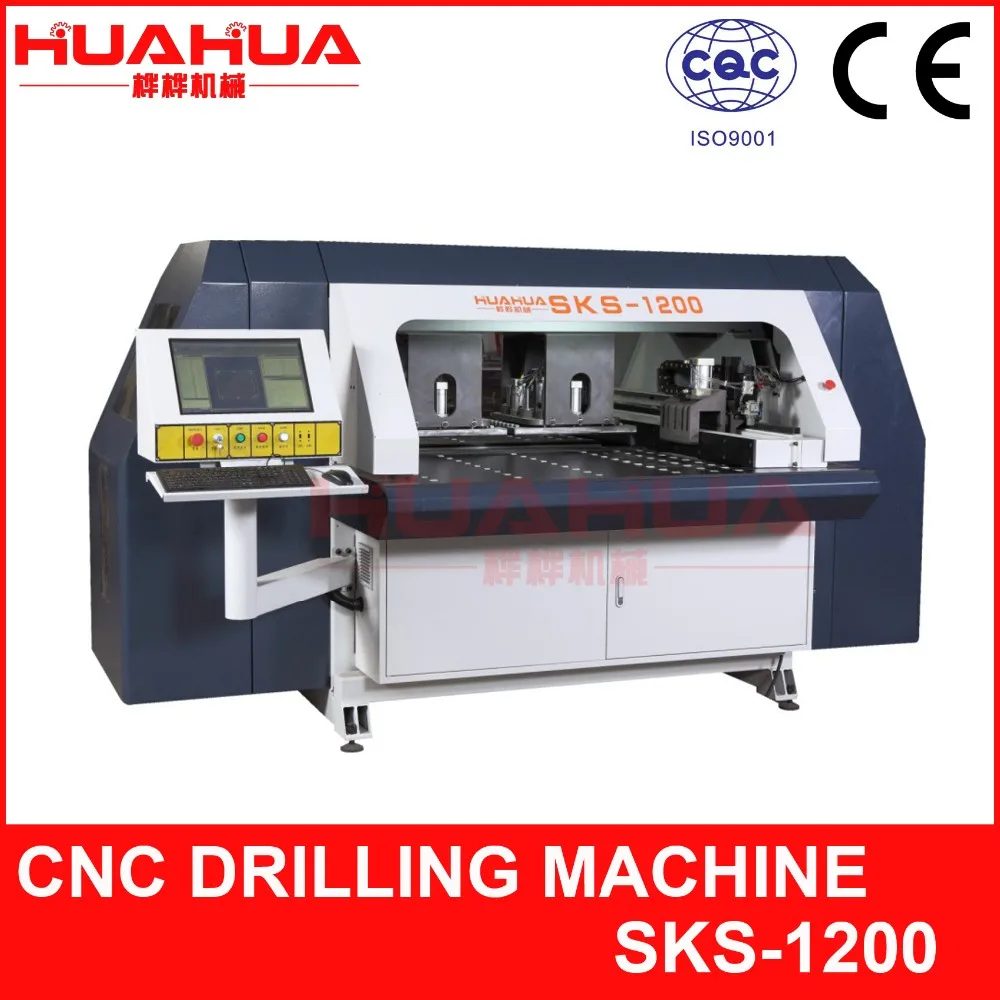 Пять сторона обработка на станке с чпу деревообрабатывающей сверлильный станок / чпу древесины расточной станок SKS-1200