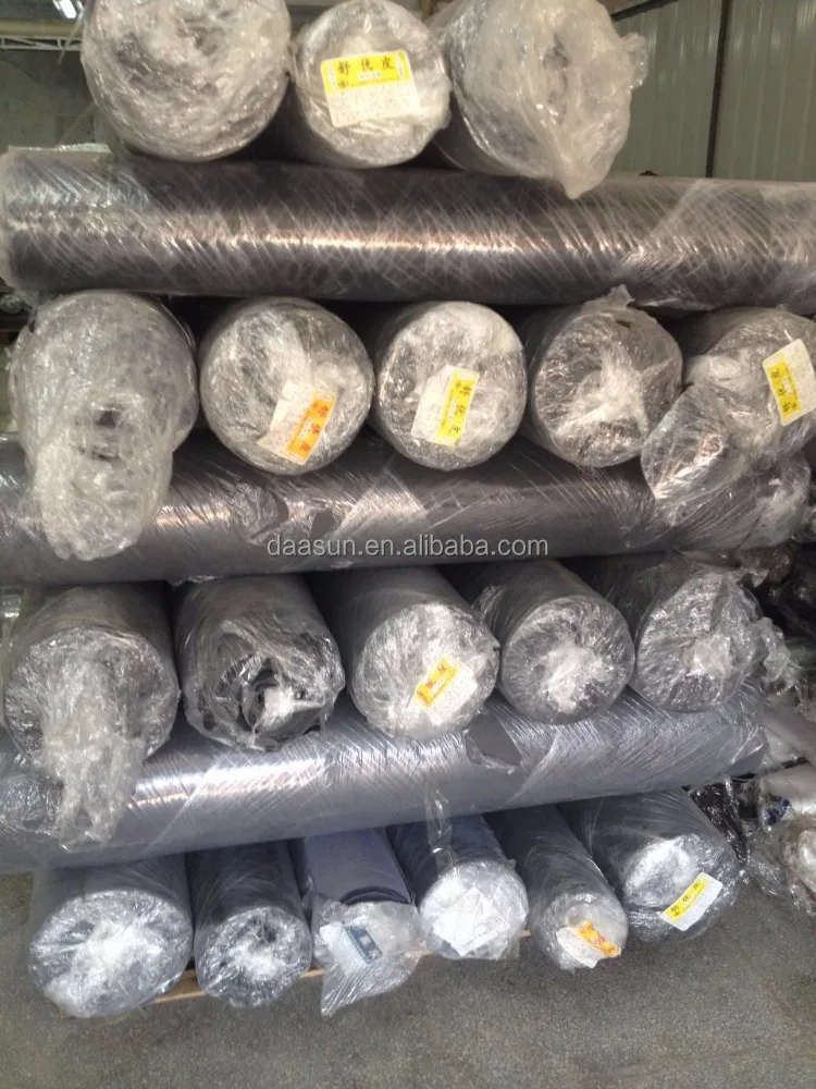 PU artificial Leather With Non-woven backing Stock Lot