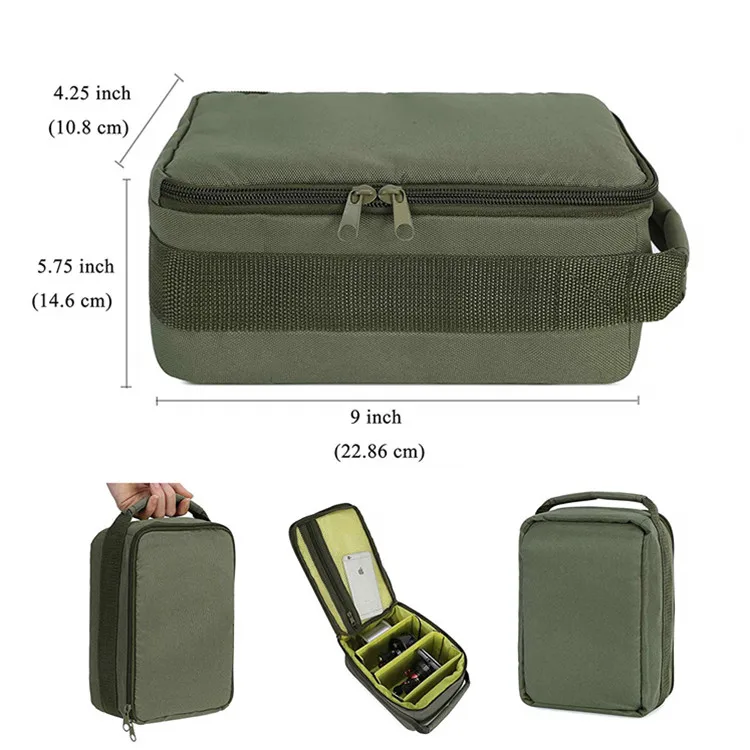 Oem Factory Custom Multifunctional Waterproof Outdoor Wholesale Foldable Small Adjustable Portable Fishing Reel Bag