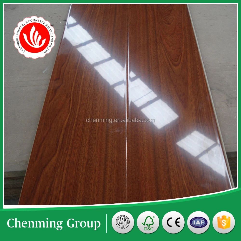 High density fiberboard 8mm 12mm wooden laminate flooring