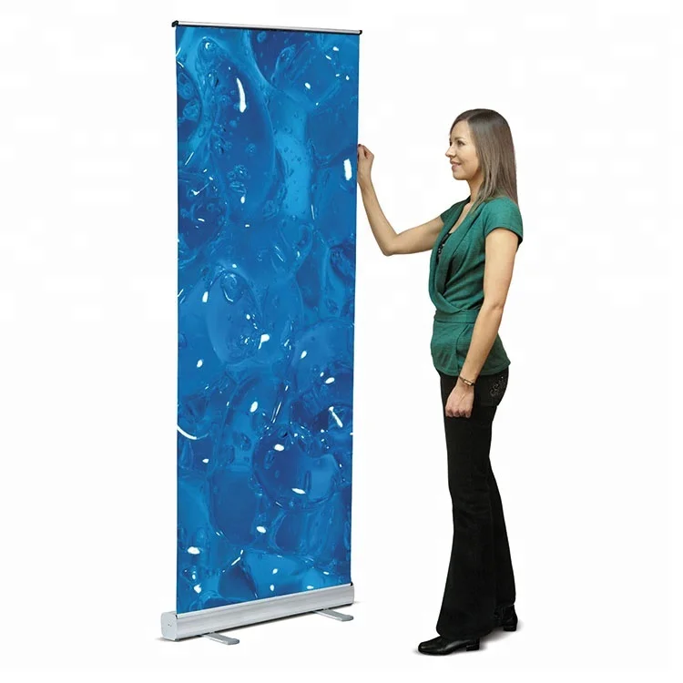 Tarpaulin Heavy Duty Moving Roll Up Banner Stand With Carry Bag
