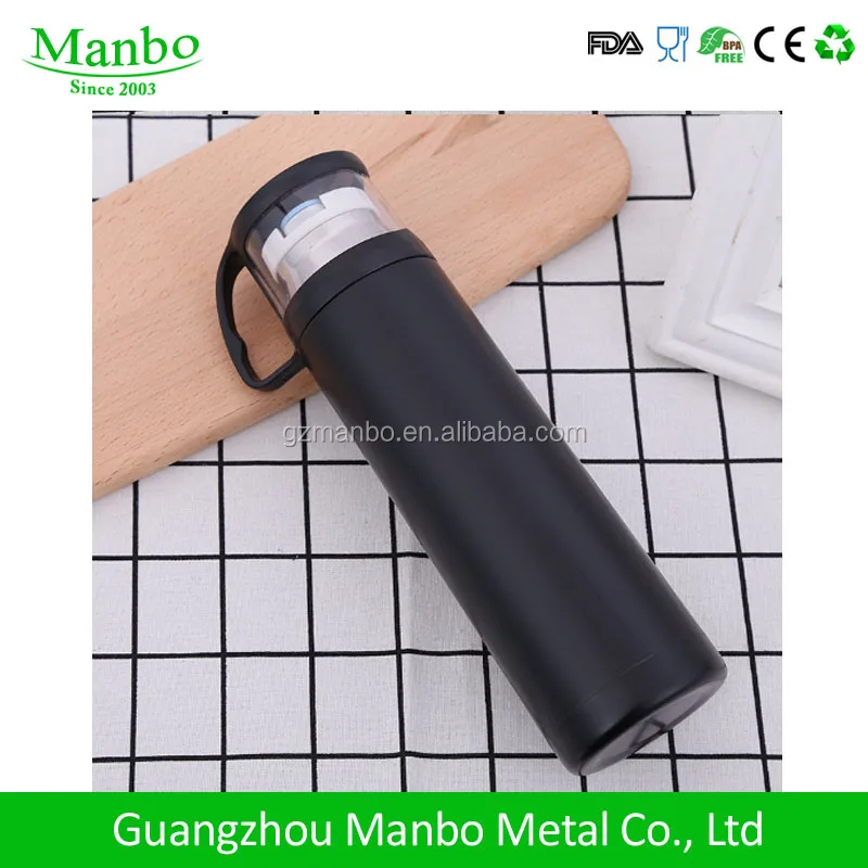 Promotional gift Outdoor 500ml Double Wall Stainless Steel Bullet Thermoses Vacuum Flasks Korea