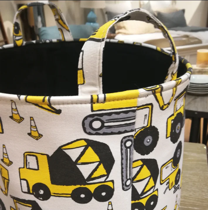 
Ins Organic Cotton Toy Storage Baby Basket 