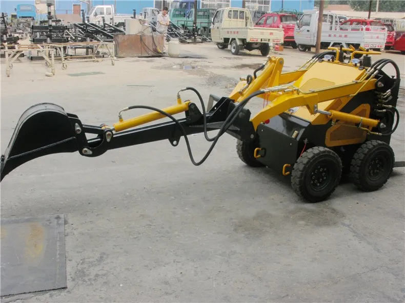 construction machinery chinese wheel loader digger skid steer mini loader