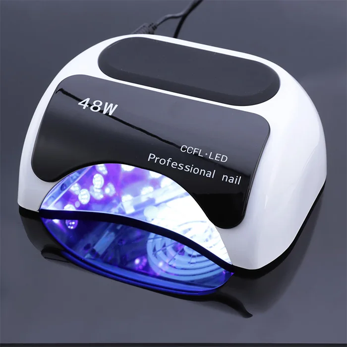 More than 128 US Salon Shop are using ccfl led nail lamp 48w manicure set nail gel uv lamp with Auto Sensor