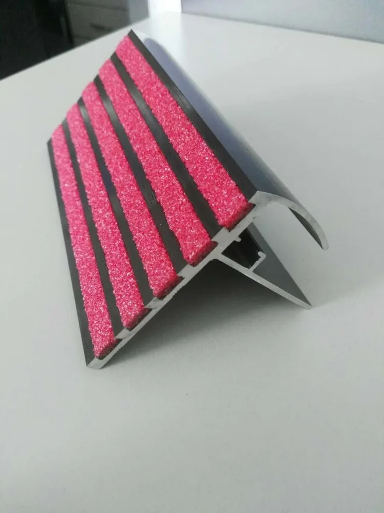 Abrasive Photoluminescent Stair Tread Lights LED Step Nosing for Office