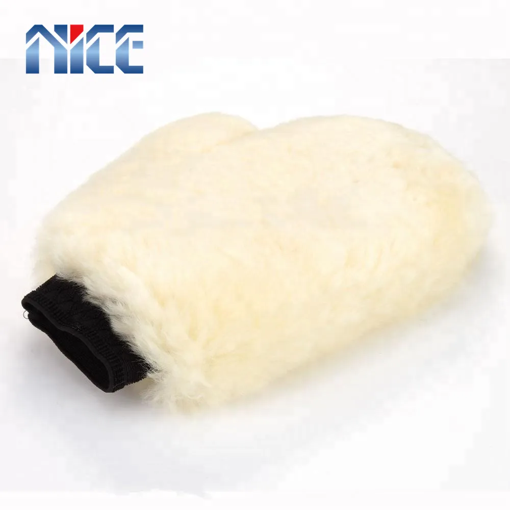 Wool Fingerless Gloves For Cleaning Sheepskin Product Wool Glove