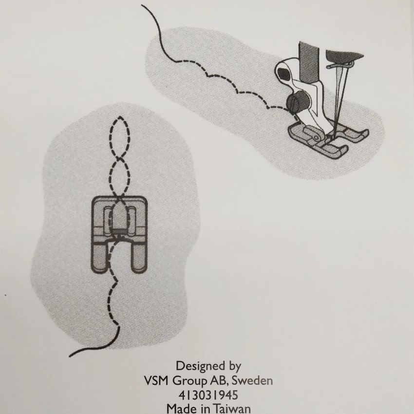 Clear Open Toe Presser Foot #4130319-45 For Viking Husqvarna Sewing Machine Group 1-7 (413031945)